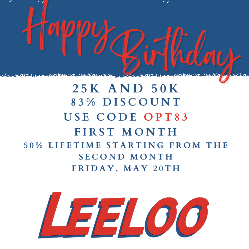 LeeLoo Birthday Sale